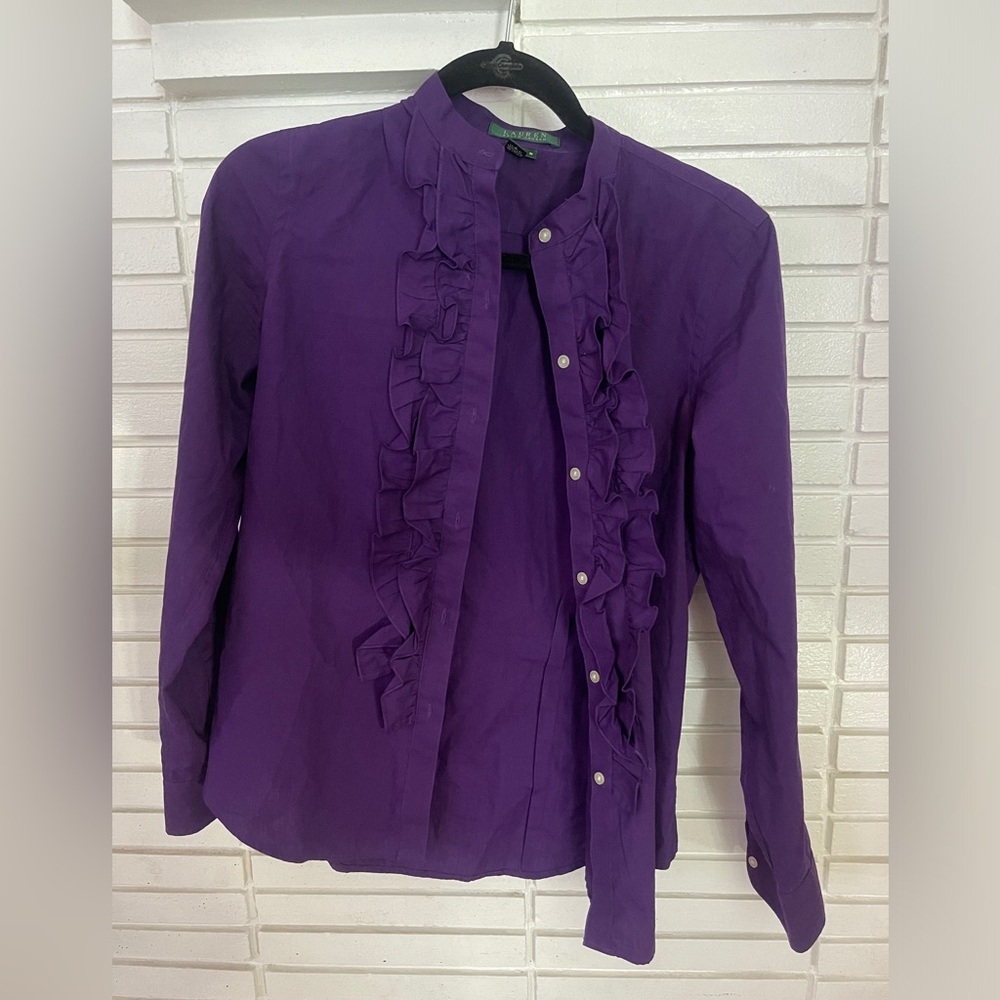 Lauren Ralph Lauren ruffle shirt